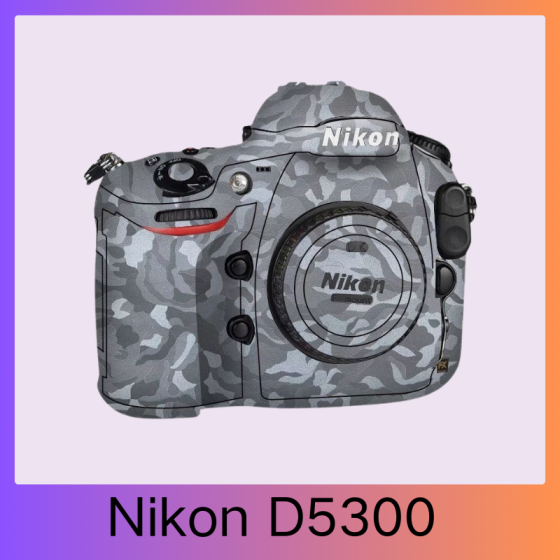 Corpo da Nikon D5300  - Pele câmera, adesivo câmera - com alta resistência a arranhões, à prova d'água e com design elegante.
